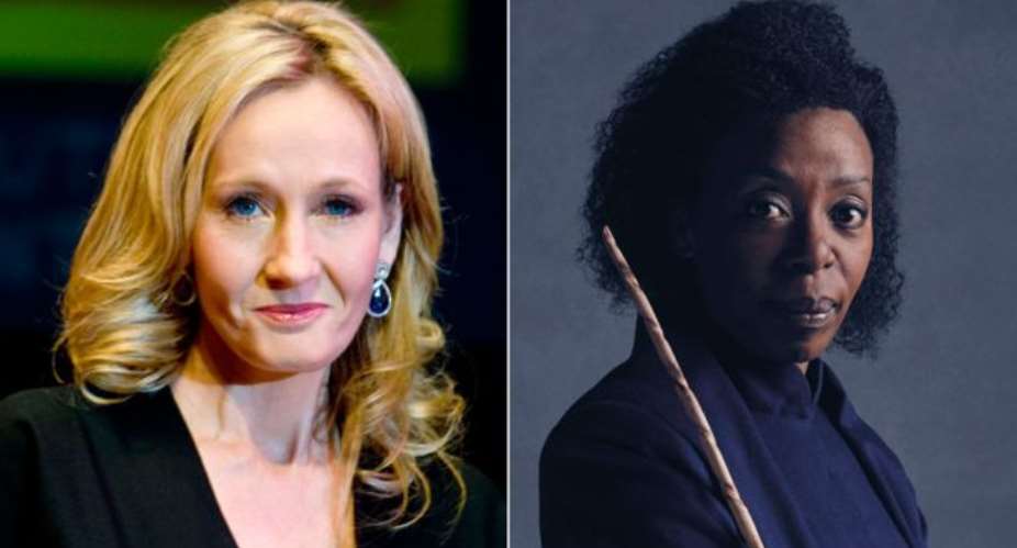 JK Rowling attacks black Hermione racists