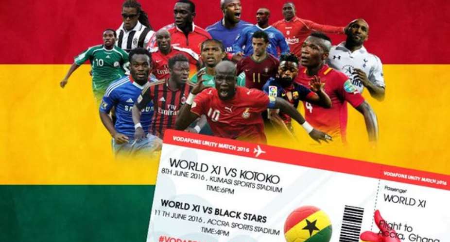 Foreign stars set to arrive on today for Vodafone Unity Match