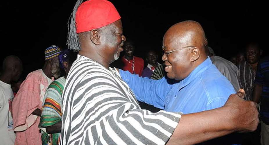 Akufo-Addo meets Talensi Chiefs; canvasses votes for NPP candidate