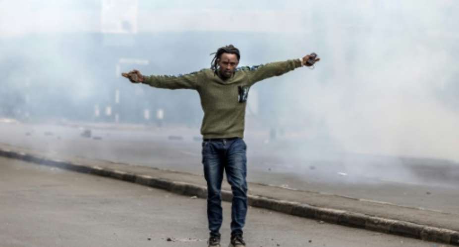 39 people have been killed in the Kenyan protests, according to a national rights body.  By LUIS TATO (AFP/File)