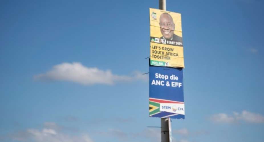 48 political parties will contest South Africa's general election on May 8.  By RODGER BOSCH AFPFile