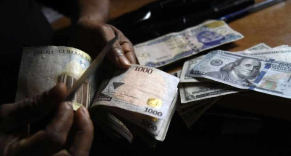 A fall in the value of the Naira is just one issue making foreign investors wary of investing in Nigeria.  By PIUS UTOMI EKPEI AFPFile