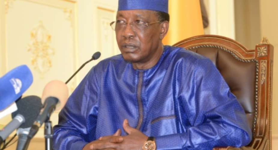 A French ally, President Idriss Deby Itno has faced threats before.  By BRAHIM ADJI AFP
