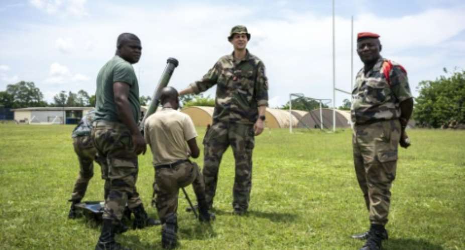 A French military base in Gabon is now one of the last of Frances bases in Africa.  By Nao Mukadi (AFP)