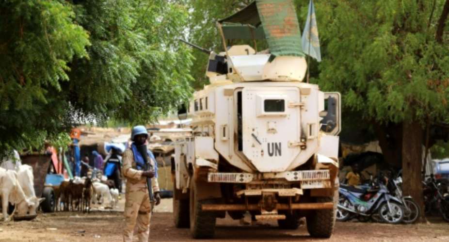 A French peace-keeping soldier was killed in Mali over the weekend as well as two more Mali troops.  By Souleymane Ag Anara AFPFile