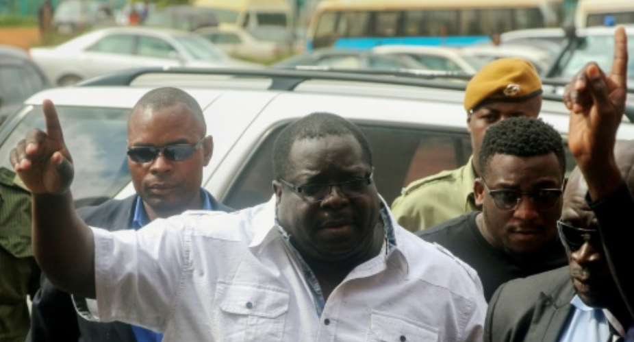 A leading critic of President Edgar Lungu, Chishimba Kambwili C, has been arrested for defaming the president.  By DAWOOD SALIM AFP