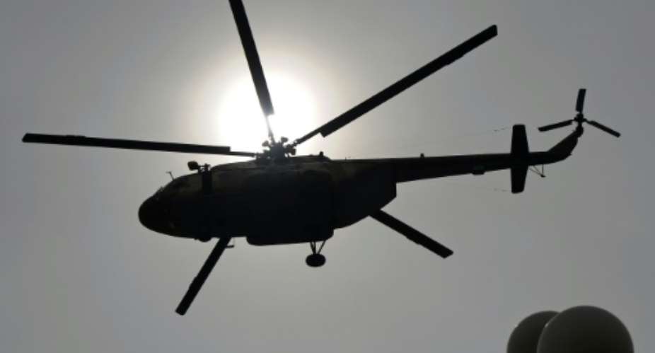 A military helicopter crashed in eastern Libya, killing five people.  By Aamir Qureshi AFPFile