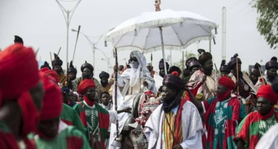 A royal dispute has forced the banning of Kanos annual Durbar festival and horse parade to celebrate Eid.  By STEFAN HEUNIS (AFP)