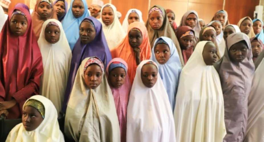 A total of 113 children were seized from the school in Dapchi, in northeastern Nigeria on February 19, all but two of them girls.  By PHILIP OJISUA AFP