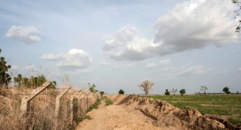 A trench has been dug around the University of Maiduguri to prevent attacks by Boko Haram jihadists.  By STEFAN HEUNIS AFPFile