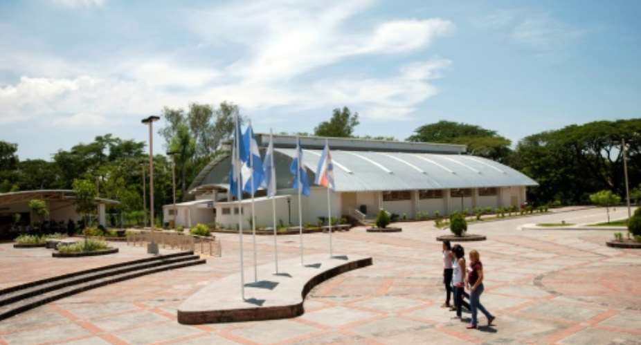 A view in 2012 of the Chalatenango Tech Institute in El Salvador, built with funding by the US Millennium Challenge Corporation with the goal of improving opportunities in the countrys poor northern region.  By Juan CARLOS (AFP/File)