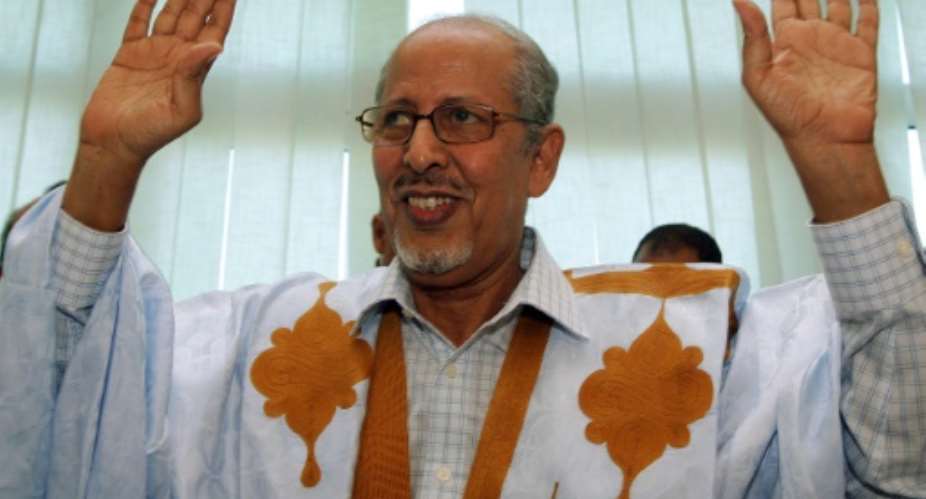 Abdallahi became the first democratically elected head of state in Mauritania in April 2007.  By Georges GOBET AFPFile