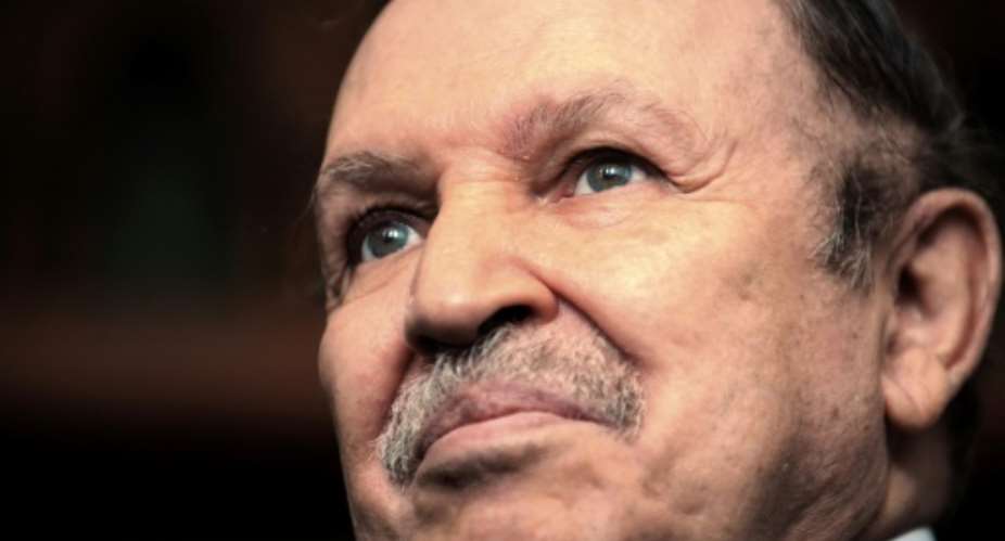 Abdelaziz Bouteflika, shown here in 2009, helped foster peace in Algeria after a decade-long civil war in the 1990s.  By FAYEZ NURELDINE AFPFile