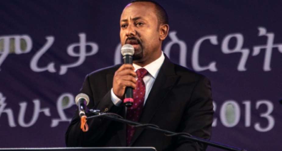 Abiy Ahmed won the Nobel Peace Prize in 2019.  By Amanuel SILESHI AFPFile
