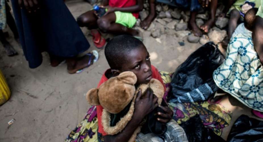 About 1.3 million people have fled their homes to escape the deadly violence in the DR Congo's central Kasai region, according to UN figures.  By JOHN WESSELS AFPFile