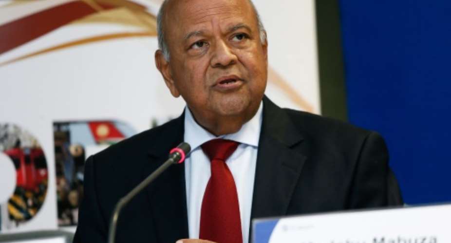 Accused: South Africa's minister of public enterprises, Pravin Gordhan.  By Phill Magakoe AFPFile