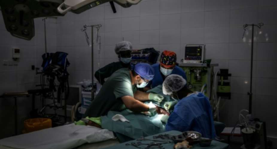 Africa is due to run out of halothane, the most widely-used anaesthetic for child surgeries, in 2027.  By Luis TATO (AFP)