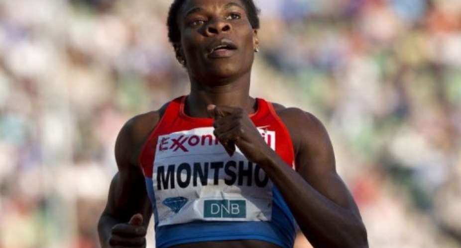 Montsho is to compete in this summer's Olympics in London.  By Daniel Sannum Lauten AFP