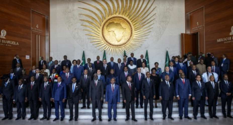 African leaders are meeting for a two-day summit.  By Michele Spatari (AFP)