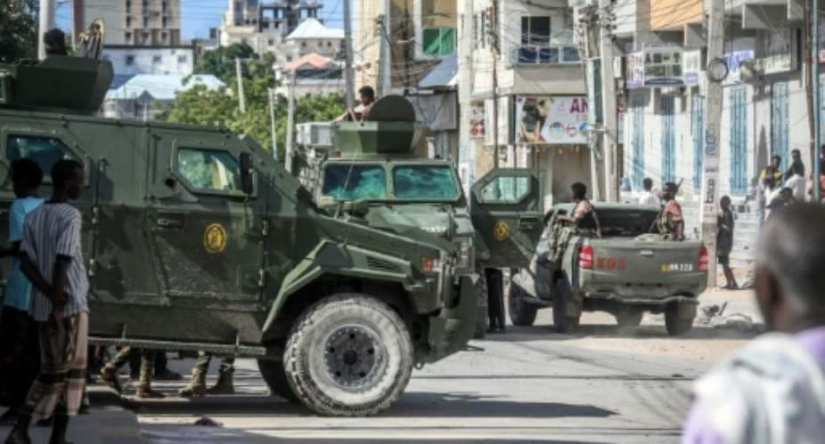 African Union troops have provided support to the Somali army.  By - (AFP)