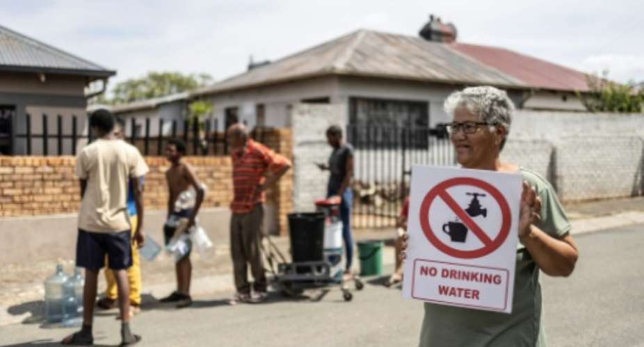 Africas most industrialised economy is grappling with chronic water woes.  By Roberta Ciuccio (AFP/File)