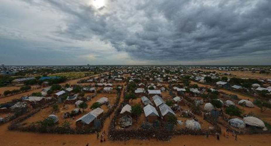 Part of the eastern sector of the IFO-2 camp in the sprawling Dadaab refugee camp, north of the Kenyan capital Nairobi, April 28, 2015.  By Tony Karumba AFPFile