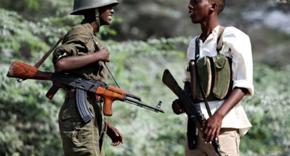 The blasts followed several overflights.  By Mohamed Dahir (AFP)