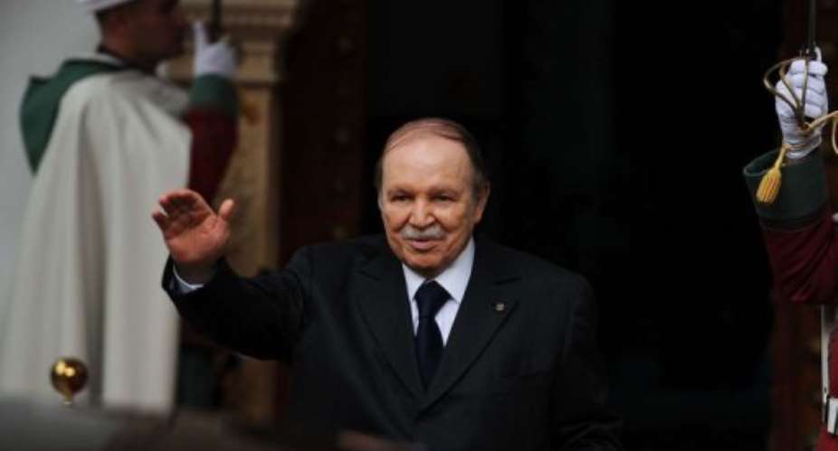 Algerias President Abdelaziz Bouteflika is pictured in Algiers on January 14, 2013.  By Farouk Batiche (AFP/File)