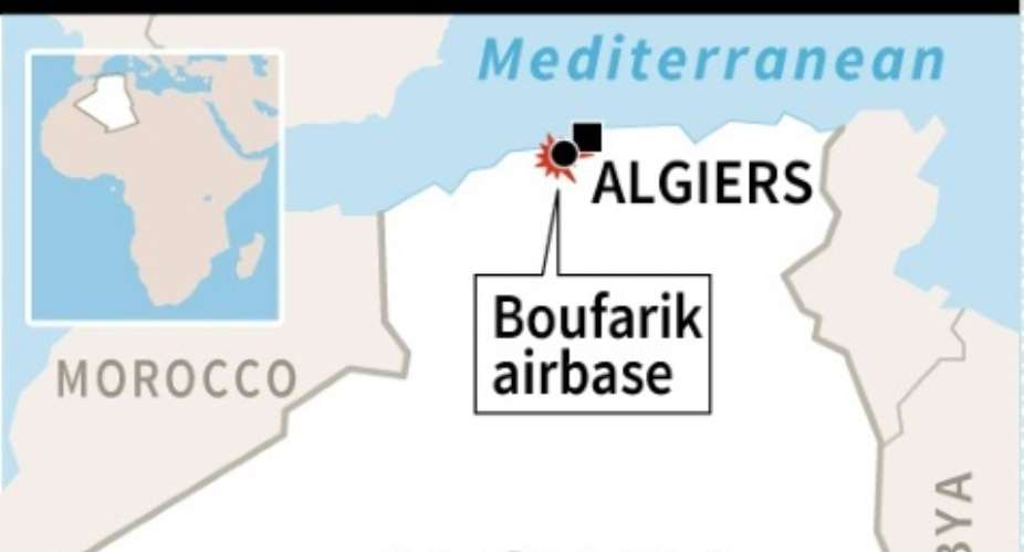 Algeria plane crash.  By  AFP