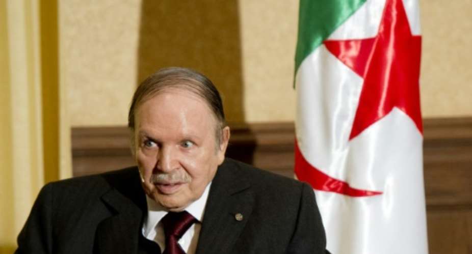 Algerian President Abdelaziz Bouteflika first proposed an amnesty for rebels, after he was elected in 1999.  By Alain Jocard PoolAFP