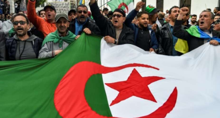 Algeria was rocked by protests from February 2019 until the country was hit by the novel coronavirus early this year.  By RYAD KRAMDI AFPFile