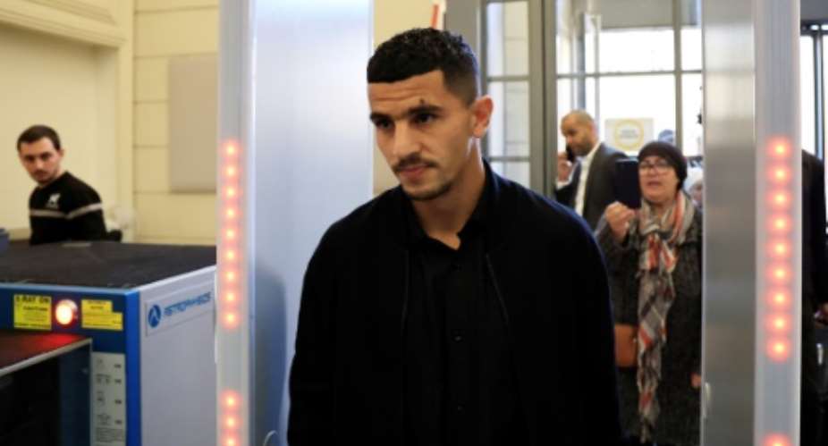 Algerian international defender Youcef Atal received a suspended prison sentence for inciting religious hatred.  By Valery HACHE AFP