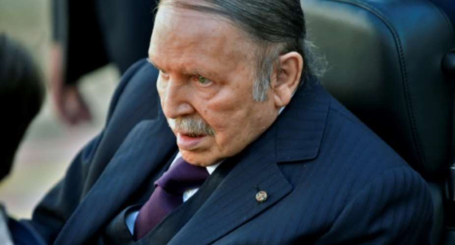 Algerian President Abdelaziz Bouteflika has been frail since suffering a stroke in 2013.  By RYAD KRAMDI AFP