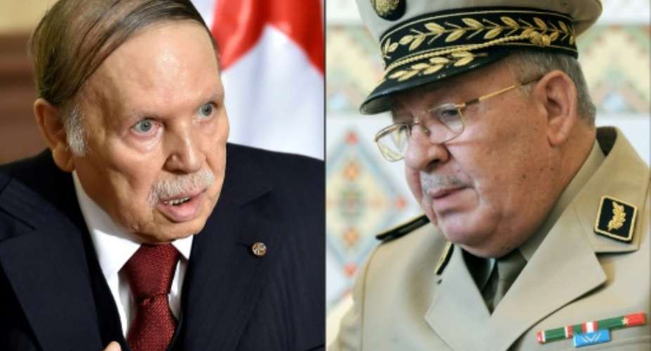 Algerian President Abdelaziz Bouteflika has faced calls to step down from armed forces chief of staff Ahmed Gaid Salah.  By Eric FEFERBERG, Farouk Batiche AFP
