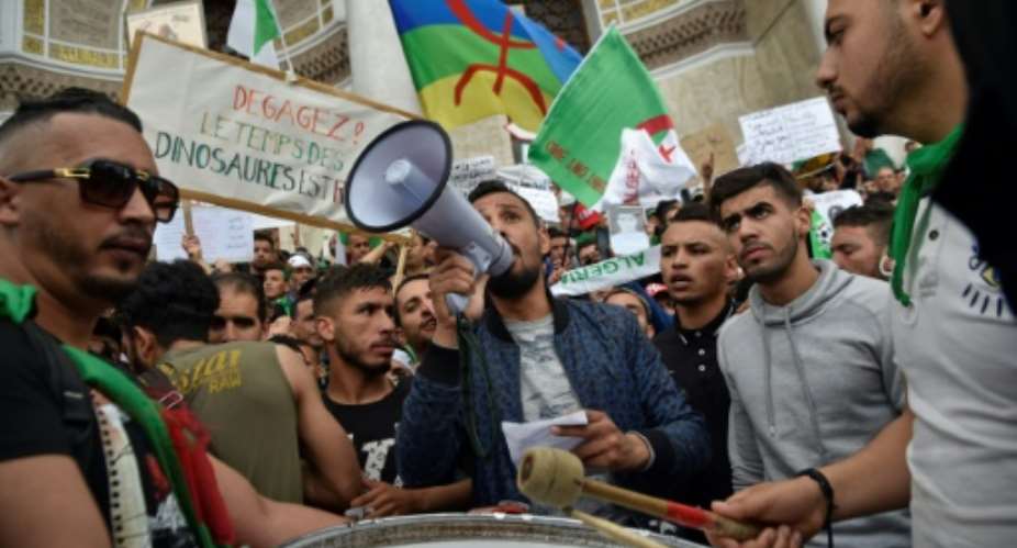 Algerian protesters have continued to demand fundamental changes to the political system.  By RYAD KRAMDI AFP