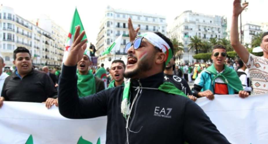 Algerian protesters say they are determined to keep up the pressure for reforms and proscutions of corrupt officials.  By - AFP