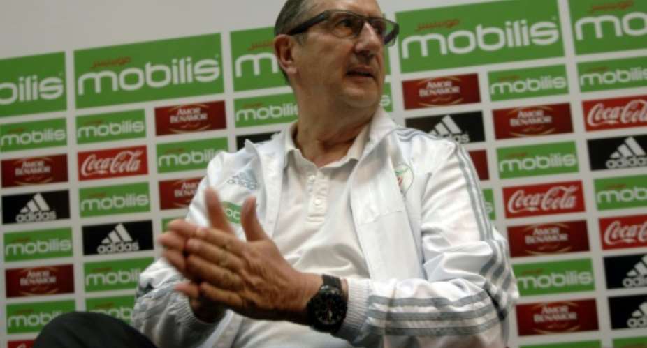 Algeria's Belgian coach Goorges Leekens quit after the side crashed out of the Africa Cup of nations.  By STR AFPFile