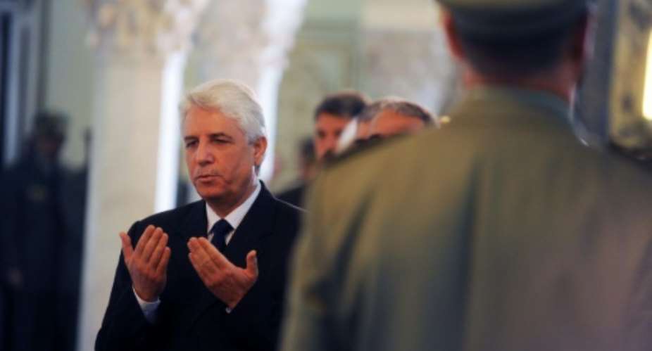 Algeria's former justice minister Tayeb Louh, seen in this 2012 picture, has been placed in preventative detention on allegations of abuse of power.  By Farouk Batiche AFPFile