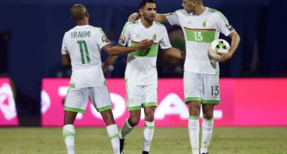 Mahrez scores twice but Algeria held by Zimbabwe