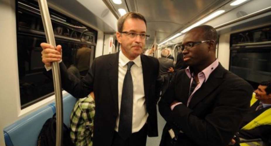 The new subway in Algiers is modelled on the Paris Metro.  By Farouk Batiche (AFP)