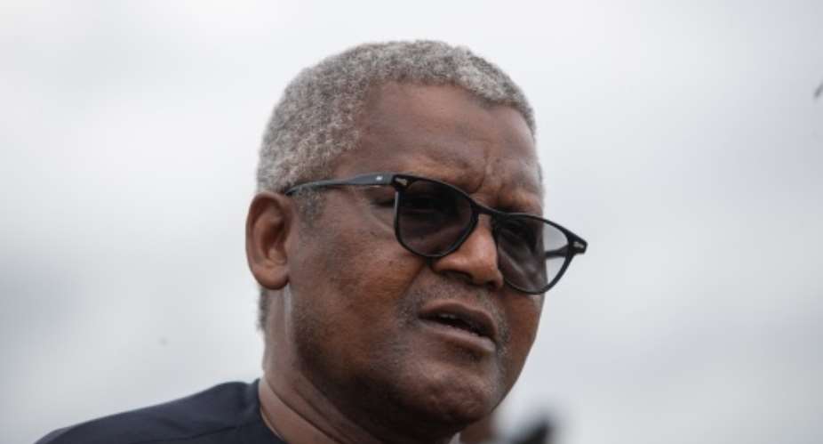 Aliko Dangotes business empire spans the continent.  By TOYIN ADEDOKUN (AFP)