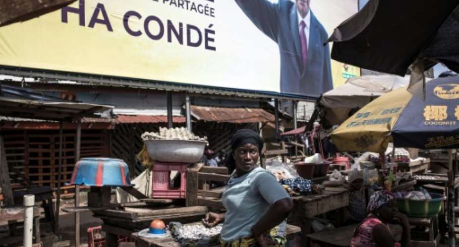 Alpha Conde won over 59 percent of the vote in Guinea's highly contested presidential poll.  By JOHN WESSELS AFPFile