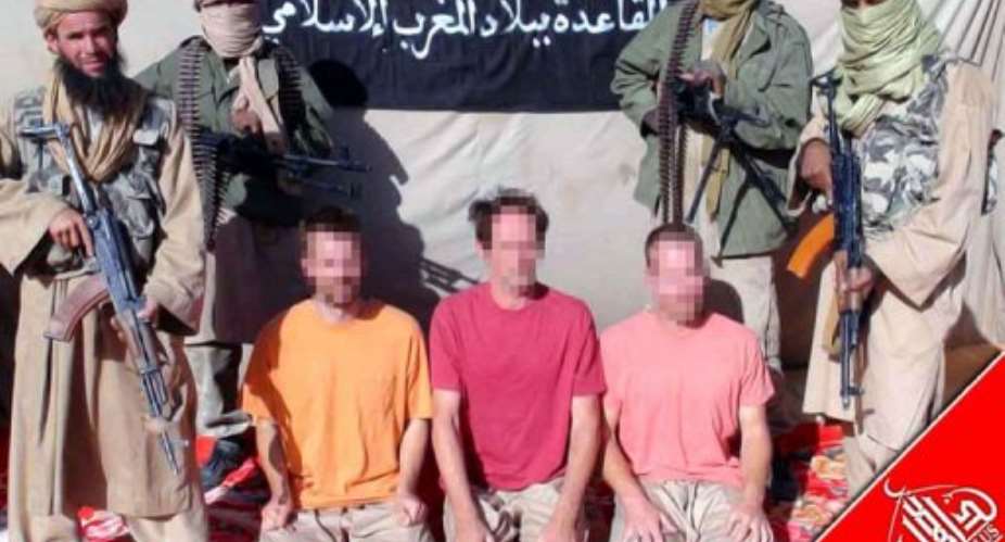 Three European hostages being held by AQMI.  By  AFPANI