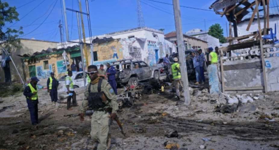Al-Qaeda linked Shabaab Islamists had claimed an earlier attack on a police station in Mogadishu in June, which killed at least five people.  By Mohamed ABDIWAHAB AFPFile