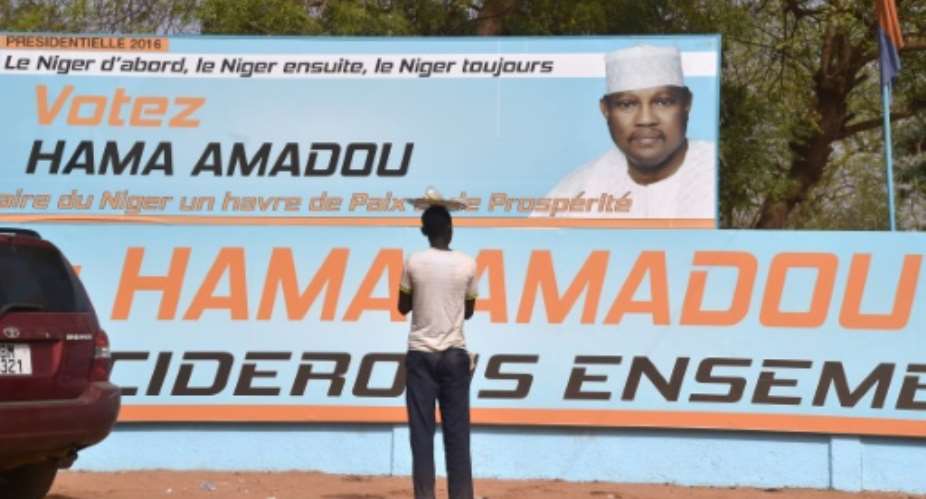 Amadou -- nicknamed the Phoenix for his political comebacks -- challenged the incumbent Mahamadou Issoufou in Niger's 2016 presidential election.  By ISSOUF SANOGO AFP