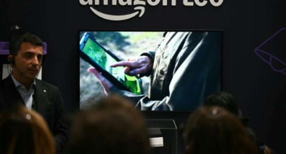 Amazon launched its first batch of low-Earth orbit satellites last year.  By JUSTIN TALLIS (AFP/File)