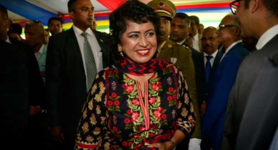 Ameenah Gurib-Fakim said she had 'inadvertently' used the credit card to make personal purchases.  By Dev RAMKHELAWON L'express MauriceAFPFile