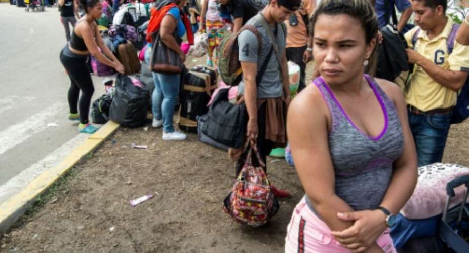 An estimated 3.3 million people have left Venezuela since the start of 2016, according to the UN..  By Cris BOURONCLE AFPFile