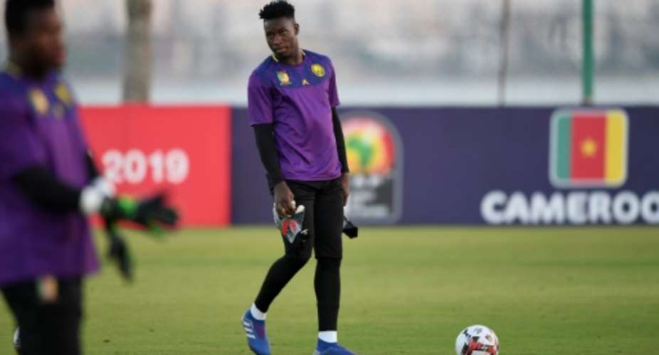 Andre Onana spent his youth in Barcelona's academy before signing for Ajax.  By OZAN KOSE AFPFile