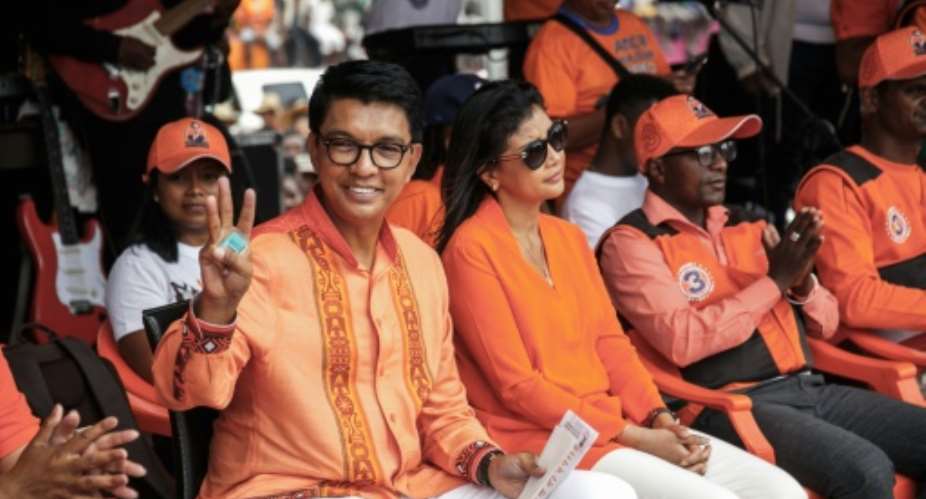 Andry Rajoelina is now clear to start a second straight term as president of Madagascar without the need for a run-off.  By RIJASOLO AFPFile